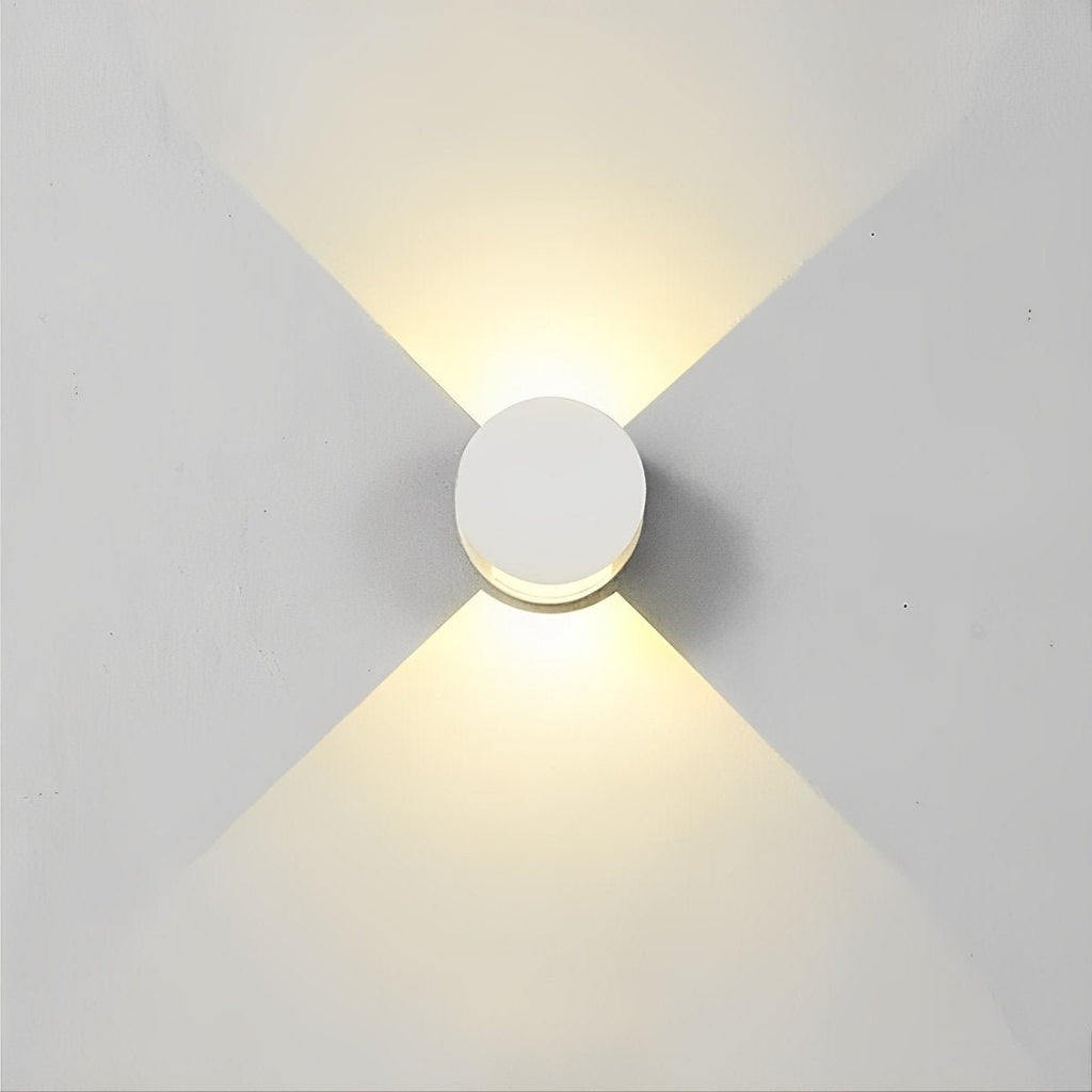 Modern Waterproof Round Up and Down Lights LED Wall Lights