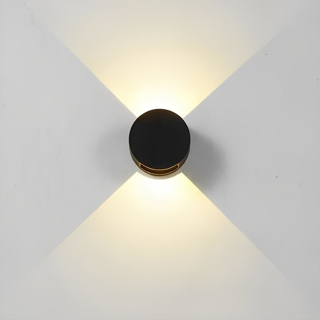 Modern Waterproof Round Up and Down Lights LED Wall Lights