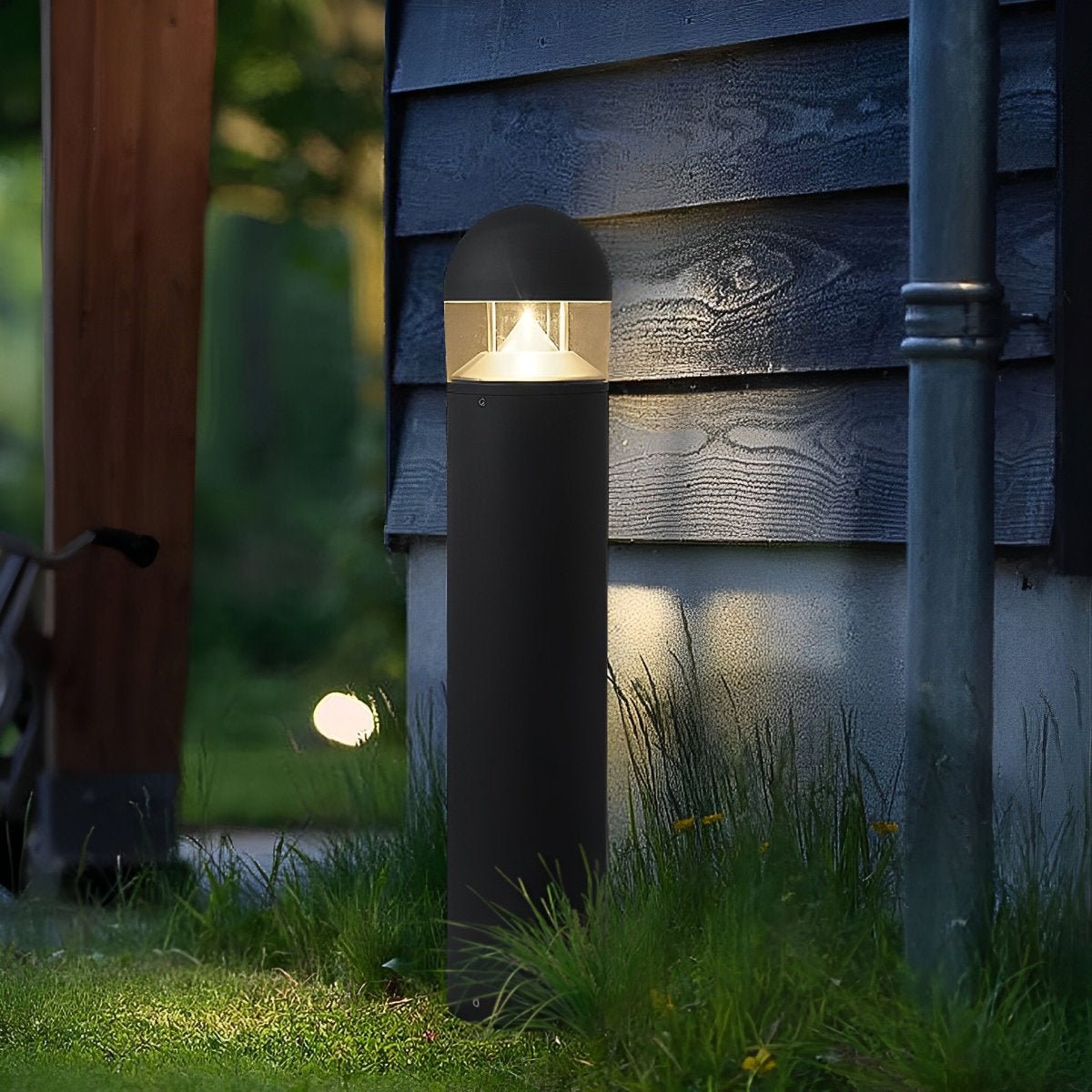 Waterproof Aluminum Metal Post Bollard Light Pillar Lantern Pathway