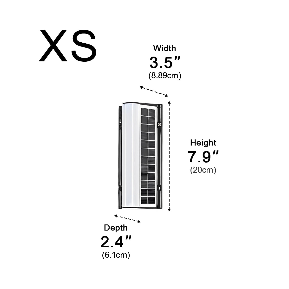 Waterproof  Solar Modern Rectangular Minimalist LED Strip Light
