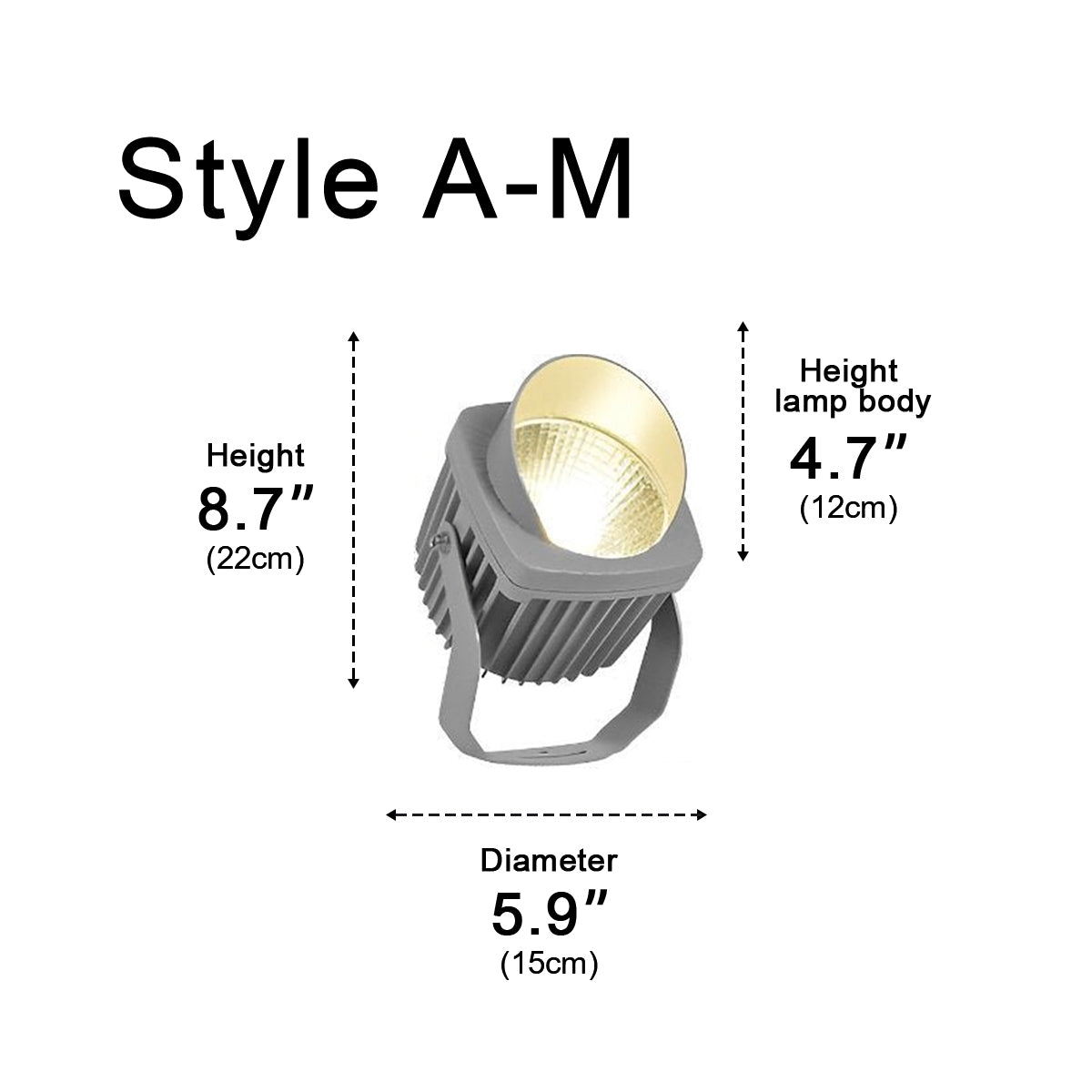 Waterproof Unique Outdoor Spotlight Lighting Tree Light Wall Light